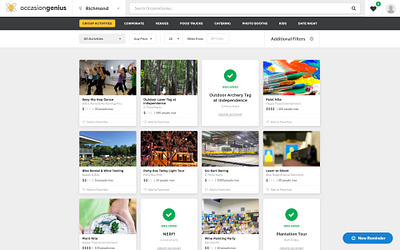 OccasionGenius Prototype branding design ui ux website