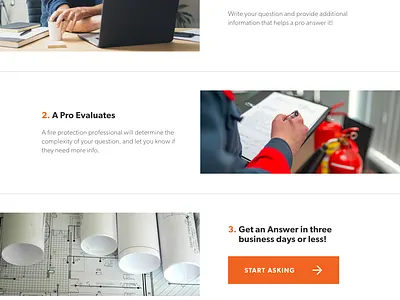 Quick Response Fire Supply Landing Shot branding design website