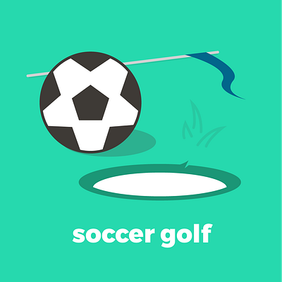 Soccer Golf OccasionGenius Illustration illustration vector