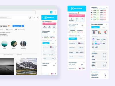 Kolsquare Instragram Extension design product design ux