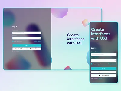 Log in design figma log in mobile ui uiux uiux designe web web designe