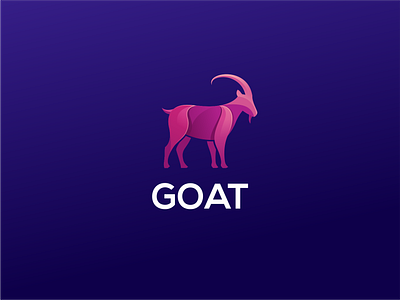 Goat Gradient Color illustration