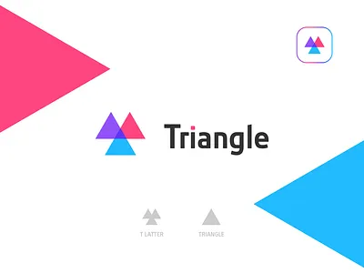 Triangle logo best logo branding colorful logo design graphic design icon identity illustration logo logo creation logo design logo idea logo maker logos minimal modern logo top logo triangle triangle logo vector
