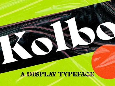 Kolbo - Typeface black contemporary font display editorial headline kolbo kolbo typeface ligatures magazine modern multilingual poster serif font title typeface