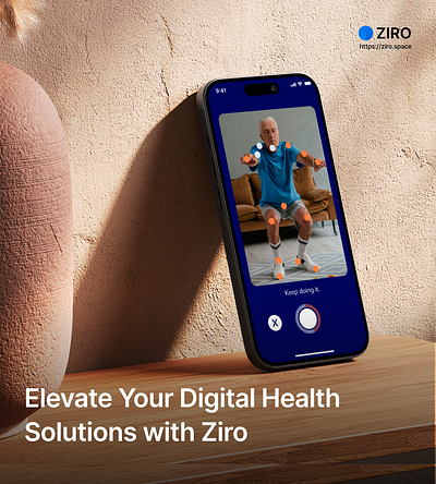 Ziro - Design for digital health branding design for digital health digital health healthtech innovation product design ui ux