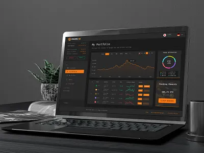 UI UX Dashboard Design for AI Staking Investment App admin dashboard crypto crypto app crypto dashboard crypto trading crypto wallet crypto website cryptocurrency dashboard dashboard design dashboard interface dashboard ui finance financial dashboard saas web design web3 web3 platform web3 ui website template