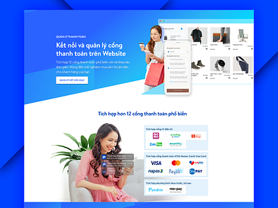 Payment Landing Page branding design finance hcm hochiminh landing page money payment method transaction ui web web design