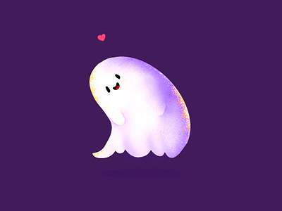 Cuteness Overloaded colorful design dribbble ghost graphic design halloween illustration imagination minimal4 procreate sketch