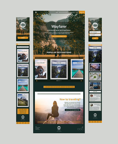 Wayfarer branding design typography ui