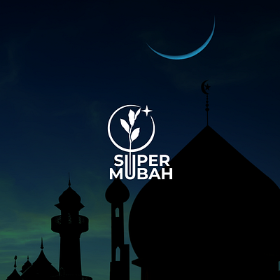 Super Mubah branding design graphic design illustration logo logo design modern mosque motion graphics muslim signature logo style ui unique vector