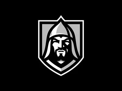 Batyr basketball batyr face hockey king logo logotype man shield sport sportslogo warrior