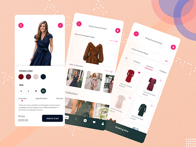 Clothing Store Mobile Apps brand bussines clothes fashion fashion apps fashion design mobile mobile app mobile app design mobile ui online store scanner shop shopping cart style ui ui design uiux user interface designe women