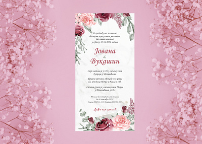 Wedding invitation_02 colors crystal crystal invitation crystal paper cyrilic design flowers font green illustration invitation invite pink wedding