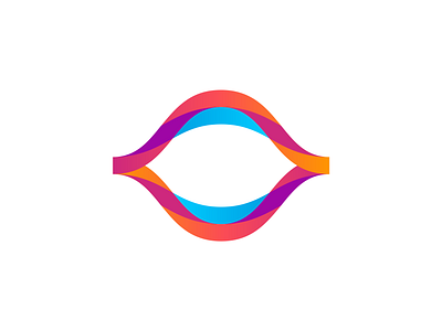 Flow ai logo design: mouth, eye, flowing brain waves ai artificial intelligence brain waves colorful communication productivity data science deep learning eye mouth lips feminine woman flow flowing letter mark monogram logo logo design machine learning modern neural network o saas daas thinking