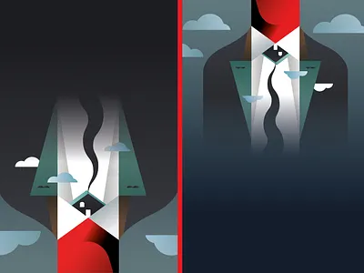 Real Estate book illustration book cover clouds design graphic house illustration real estate