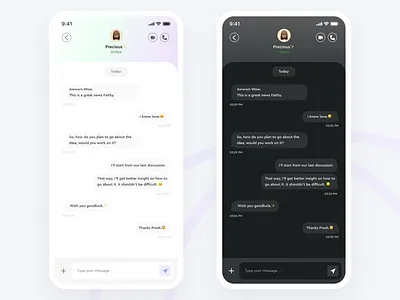 Messaging App design figma icon ui