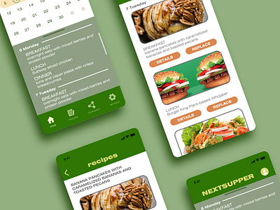 UI/UX Design - NextSupper app mobile ui ui design ux ux design