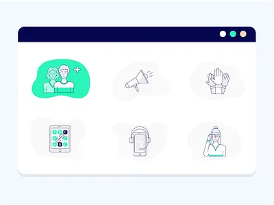 llustration design for Voting Application | Wyborek (Votey) app branding design graphic design icon icon set illustration illustrator ui vector web