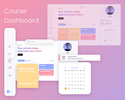 Course dashboard light mode adobe xd app app design application clean design course dashboard design graphic design ui user interface