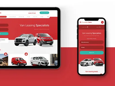 Crusader Vans brand identity branding logo ui ux web website website design