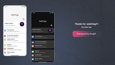 Mobile settings screen app design graphic design illustration mobile mobileapp ui uidesign