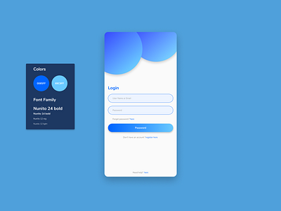 Gradient login design animated gif app branding dark ui design illustration logo minimal ui ux