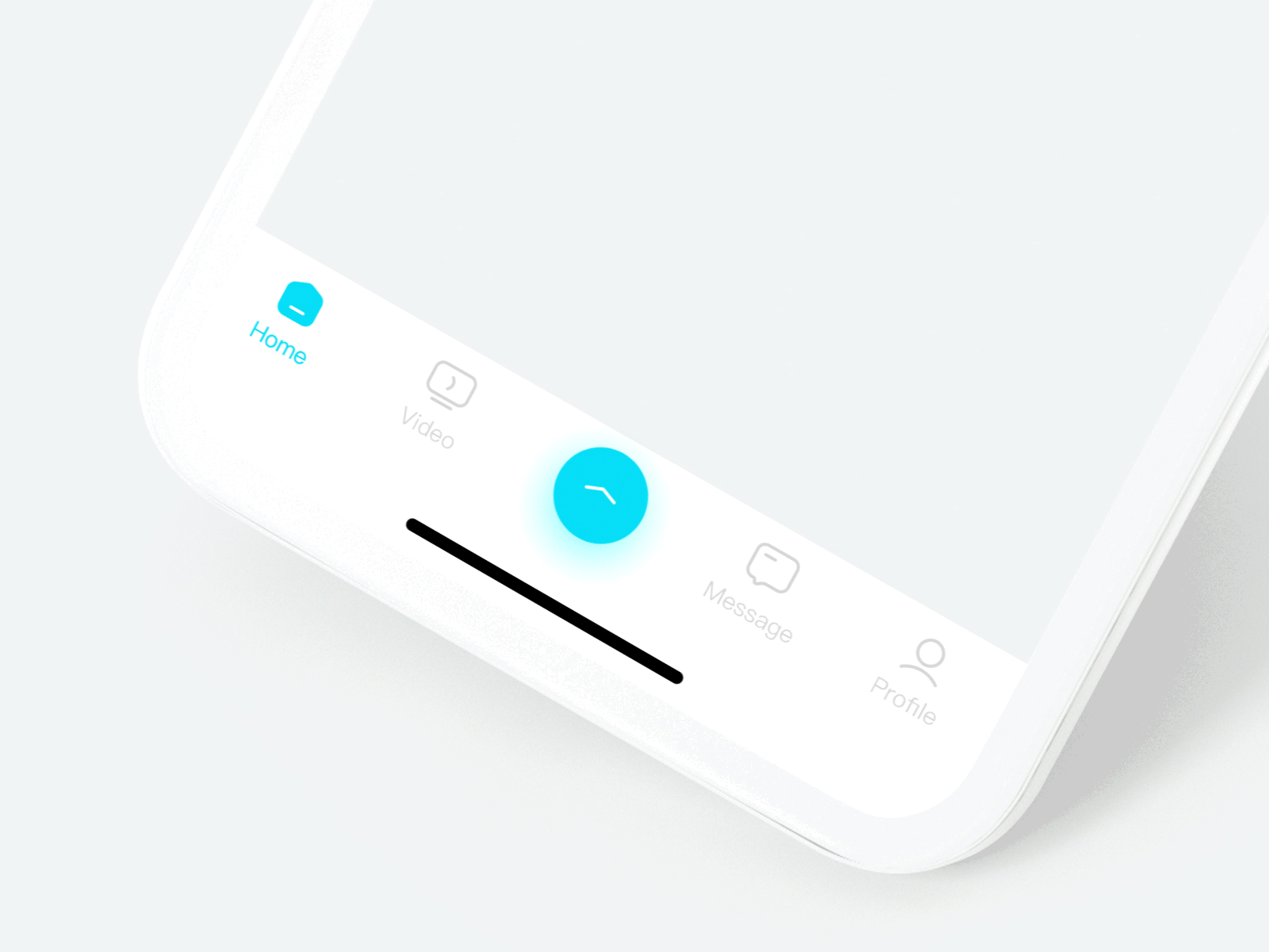 Expansion of the TAB bar animation app china gif tab bar ui