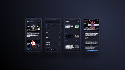 News app concept app design minimal mobile ui news ui ux