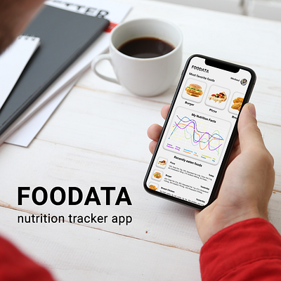 FOODATA App UX/UI Design minimal ui ux