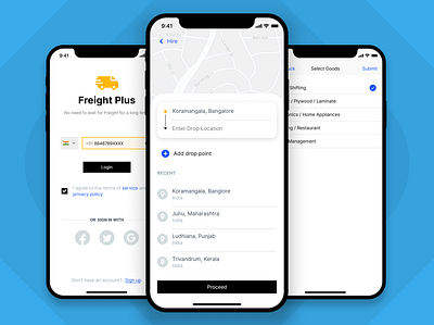 Freight Plus freight logistics parcel tracking truck uber uber for truck
