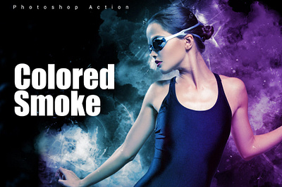 Colored Smoke Photoshop Action action cool design effect filter photo photography photoshop poster preset smoke