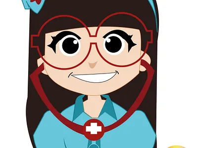 Doctor Girl branding design graphic design illustration logo motion graphics typography ui ux vector