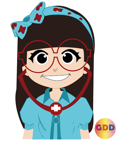 Doctor Girl branding design graphic design illustration logo motion graphics typography ui ux vector