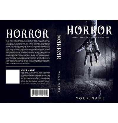 Horror cover book design