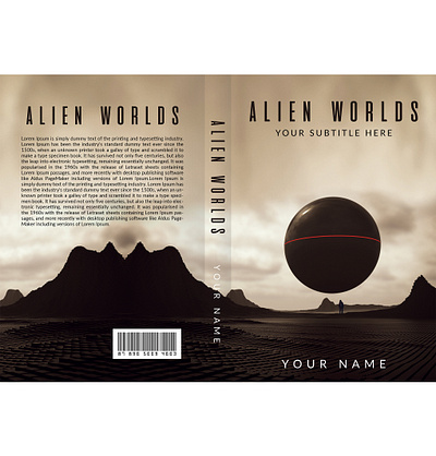 Alien worlds cover book design