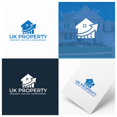 UK PROPERTY LOGO adobe illustrator artwork beat loogo design graphicdesign illustration illustrator logo logo design ui