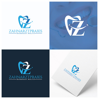 ZAHNARZTPRAXIS LOGO adobe illustrator artwork beat loogo design graphicdesign illustration illustrator logo logo design ui