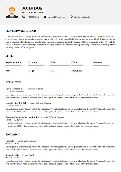 Resume template at Disume digital resume disume resume