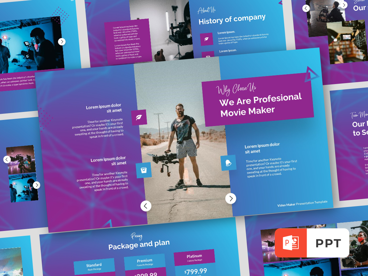 Example of Presentation / Pitch Deck Design