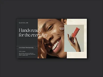 Nail Salon Website Concept branding design graphic design illustration illustrator typography ui ux vector