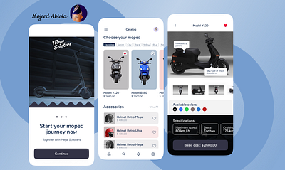Online Scooter App app design mobile app design mobile app ui online design ui online scooter online scooter design scooter app design scooter mobile app scooter ui scooter user interface ui ui design uiux user interface user interface design