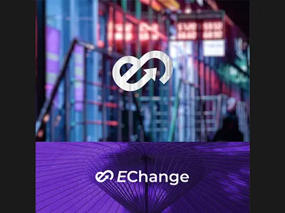 EChange Logotype crypto design logo