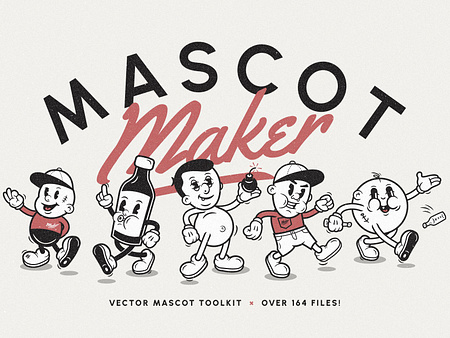 Mascot Maker: Vector Mega Bundle by Twofold® on Dribbble