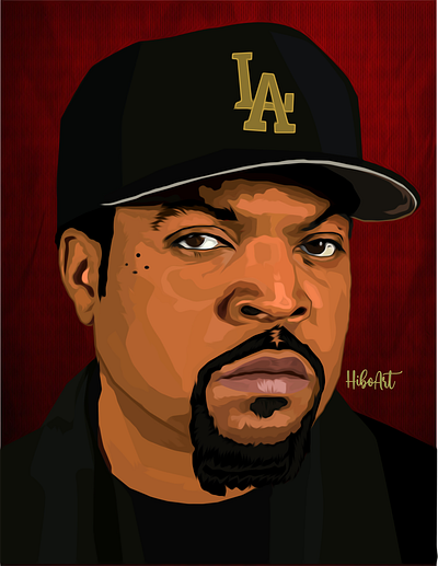 ice cube digital drawing by hiboart adobe art artwork design digital digitaldrawing graphic design illustration logo ui vector