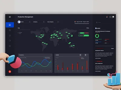 Production management design ui ux