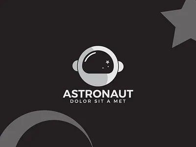 ASTRONAUT Modern Logo Design app icon brand identity branding creative logo design illustration logo logo design logo mark modern logo
