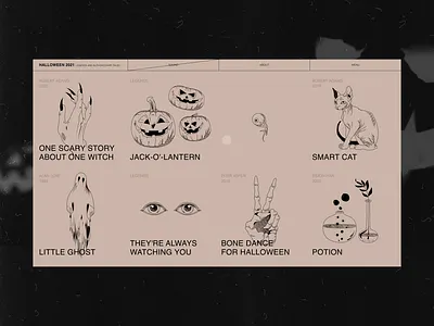 Halloween animation ghost graphic design halloween illustration magic pumpkin ui website