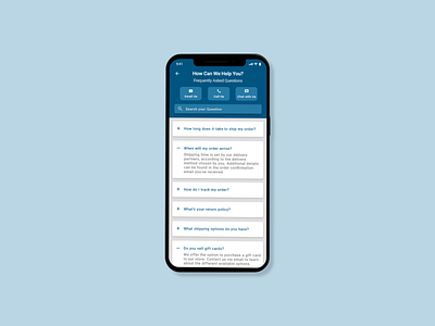 F.A.Q UI 092 app appdesign appui dailyui dailyui092 design faq frequently question ui ux