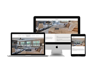 The Robinson Group website design