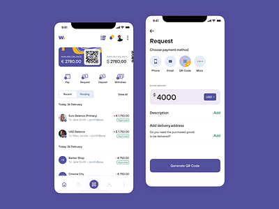 Finance Mobile App app app design banking finance finances financial fintech hire me mobile mobile app mobile app design mobile bank mobile ui money ui ux